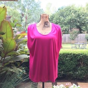 GAP Dark Pink Sleeveless Top Large